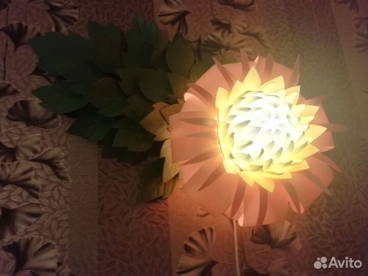 Ночник гортензия