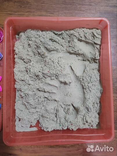 Кинетический песок с песочницей