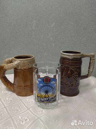 Пивные керамические кружки