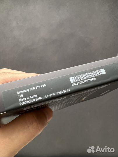 Ssd samsung 870 еvo 1TB