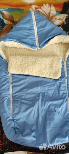 Зимний конверт в коляску