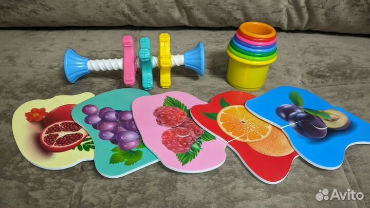 Игрушка, пазл, книжка, пирамидка