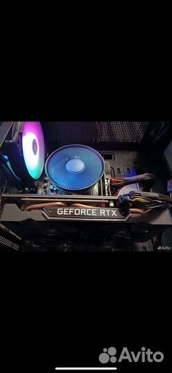 Игровой компьютер с монитором