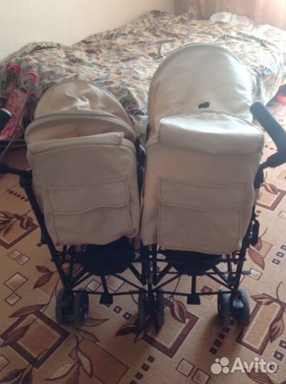 Коляска для двойни
