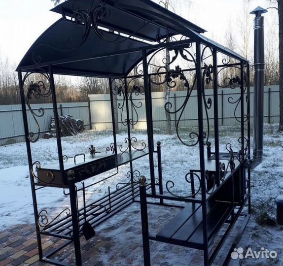 Мангал беседка