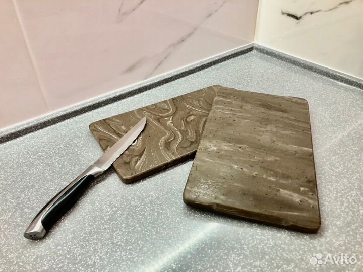 Доски разделочные из камня