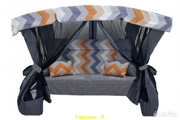 Садовые Качели 3-х местные Ранго Премиум Руна