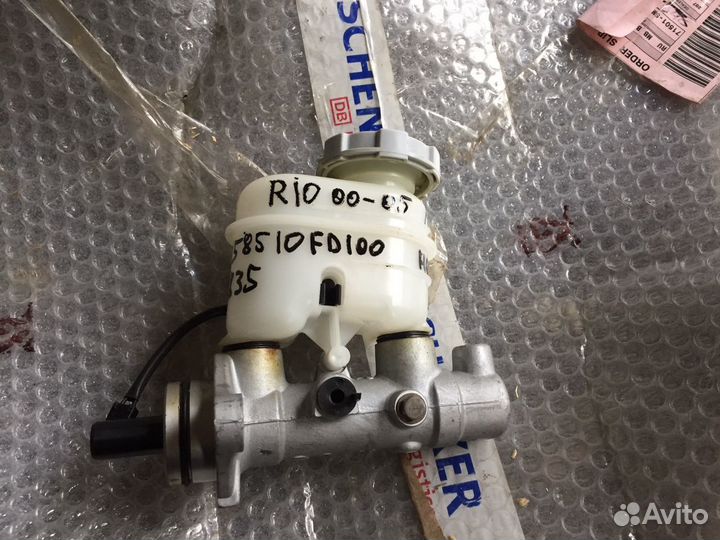 Киа Рио 1 - новый главный тормозной цилиндр