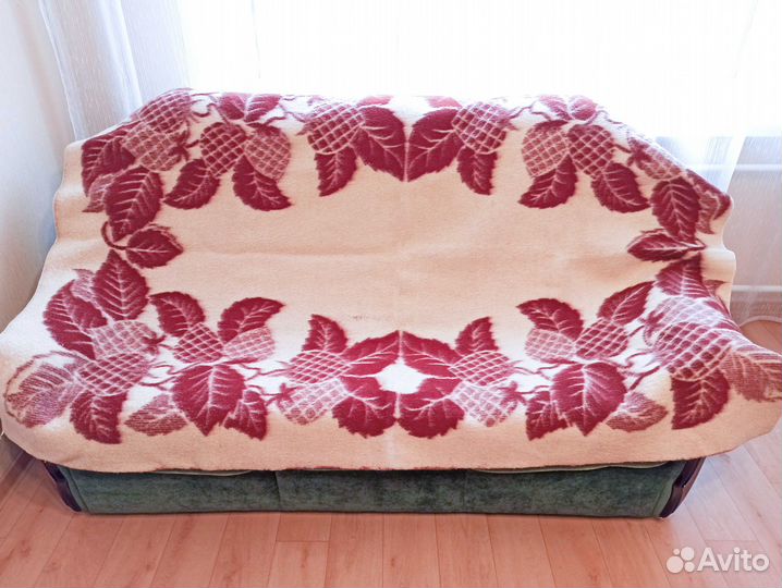 Одеяло шерстяное 202*140см