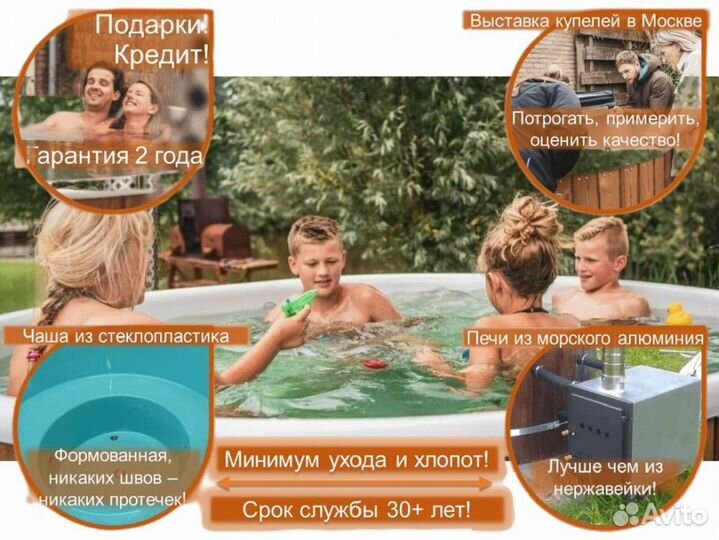 Купель композитная с подогревом B8673A/1