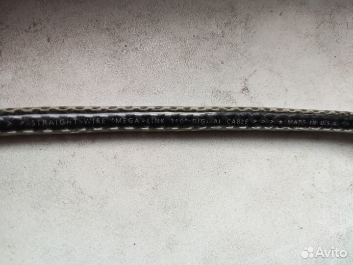 Цифр кабель AES-EBU Straight Wire made IN USA