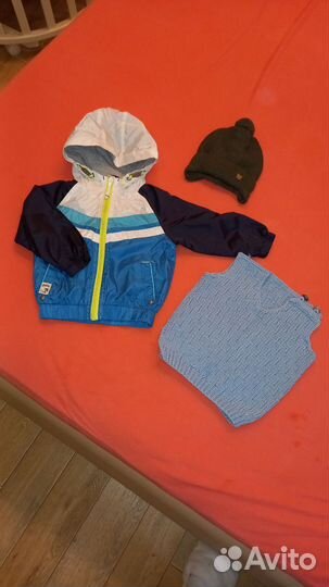 Вещи пакетом на мальчика 74 80