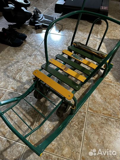 Санки с колесами