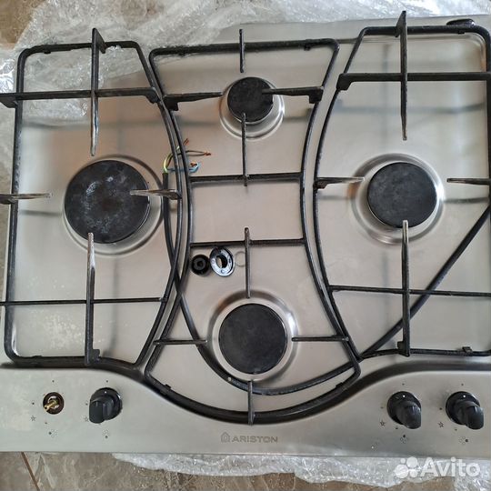 Газовая варочная панель 4 конфорки ariston