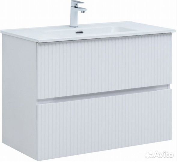 Мебель для ванной Aquanet Джейн 90 Flat белая