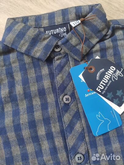 Рубашка для мальчика новая 110