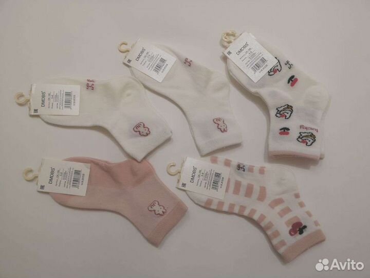 Хлопковые тонкие носочки, в сеточку, 5-6 лет
