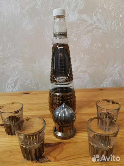 Графин и 4 стопки СССР