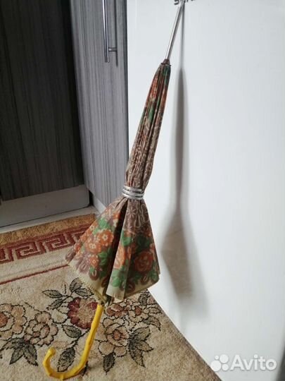 Зонт трость 1960г+кольцо держатель