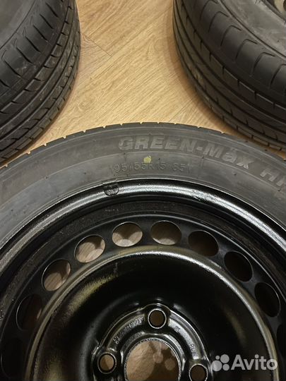 Колеса в сборе 195/55 r15 цо56.6