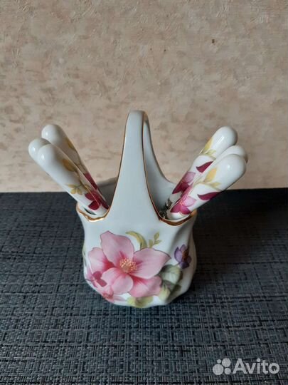 Чайные ложечки с подставкой