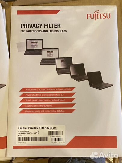 Fujitsu экран для защиты информации ноутбука