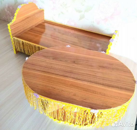 Мебель кукольная и кукла