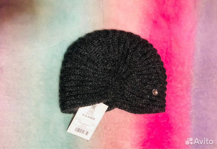 Новая Шапка-чалма и берет со стразами