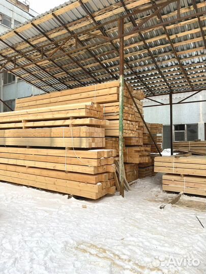 Брус обрезной 100х200х6000мм 1 сорт ГОСТ