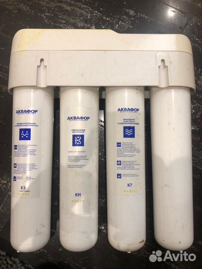 Проточный Фильтр аквафор кристалл эко н с краном