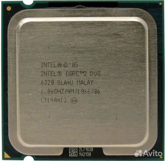 Процессор intel core 2 duo 6320 Сокет: plga775
