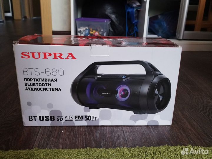 Портативная колонка supra bts-680