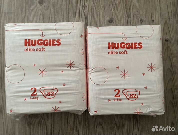 Подгузники huggies elite soft 2