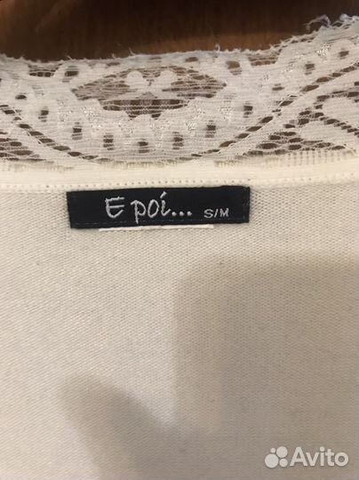 Блузка S/M плотный трикотаж E poi
