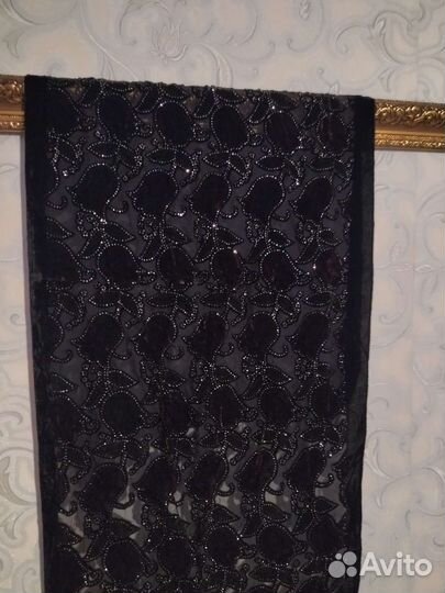 Бархатный шарф