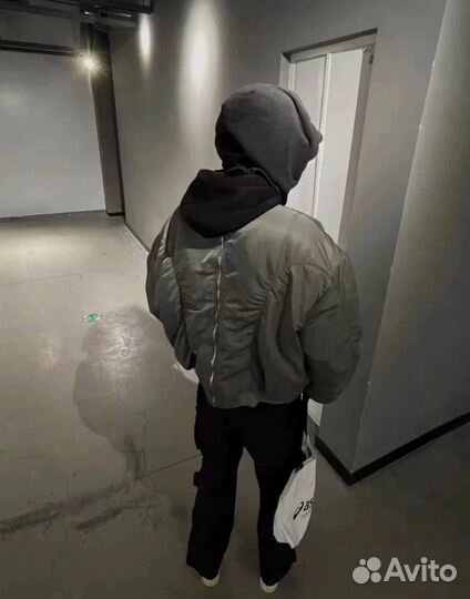 Бомбер Grailz Project G/R Green Zip Bomber