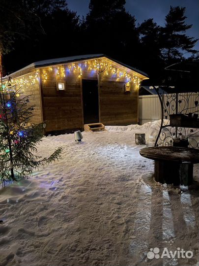 Баня на дровах с чаном