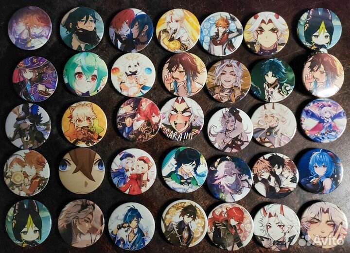 Значки с аниме