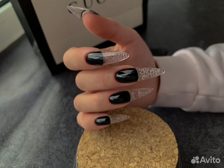 Маникюр наращивание ногтей