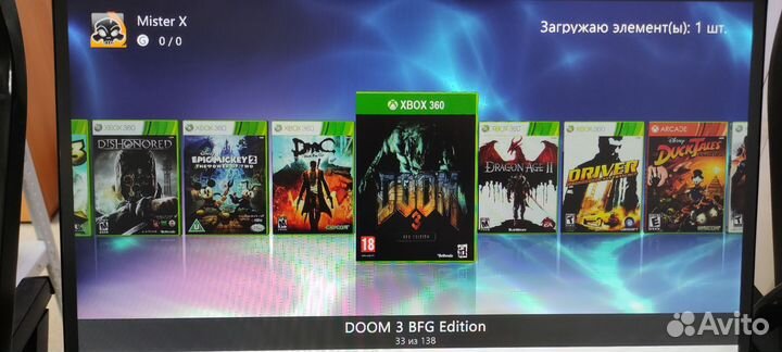 Xbox 360S (135 игр + 2 геймпада)