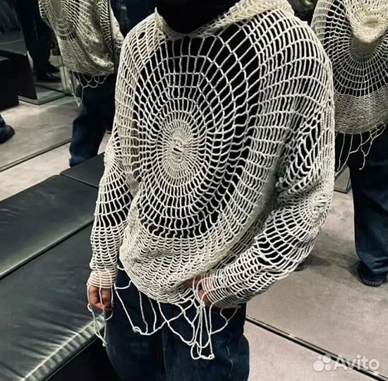 Кофта сетка паутина