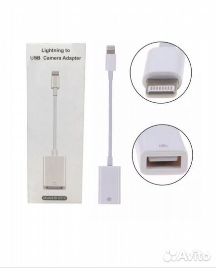 Адаптер Переходник USB Lightning iPhone Apple