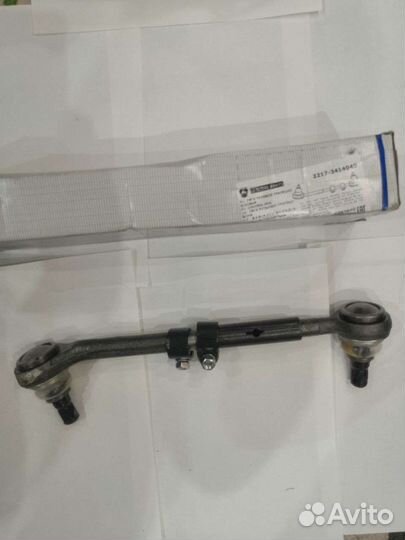 Тяга рулевая газ-2217 продольная боковая в сборе