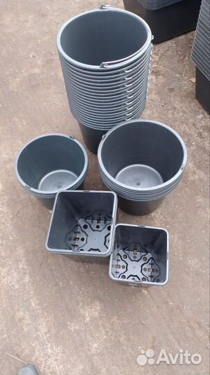 Ведра стороительные,тазы,горшки
