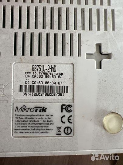 Mikrotik RB751U-2HnD
