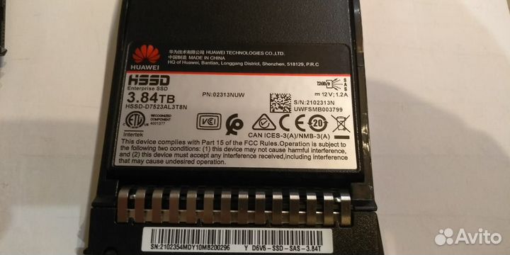 SSD Накопитель 3.84 Tb SAS 12Gb/s Huawei hssd 2.5