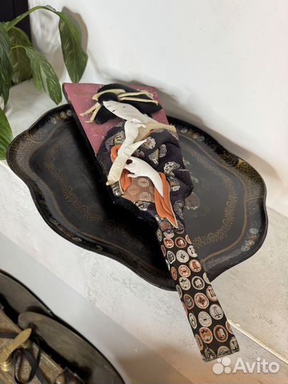 Поднос 50х44 см, ракетка хагоита. Япония