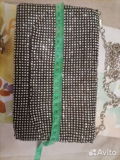 Сумка клатч стразы