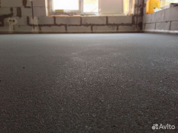 Стяжка пола и Штукатурка стен