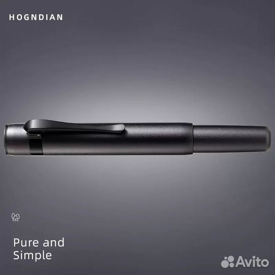 Перьевая ручка Hongdian M2 с чернилами